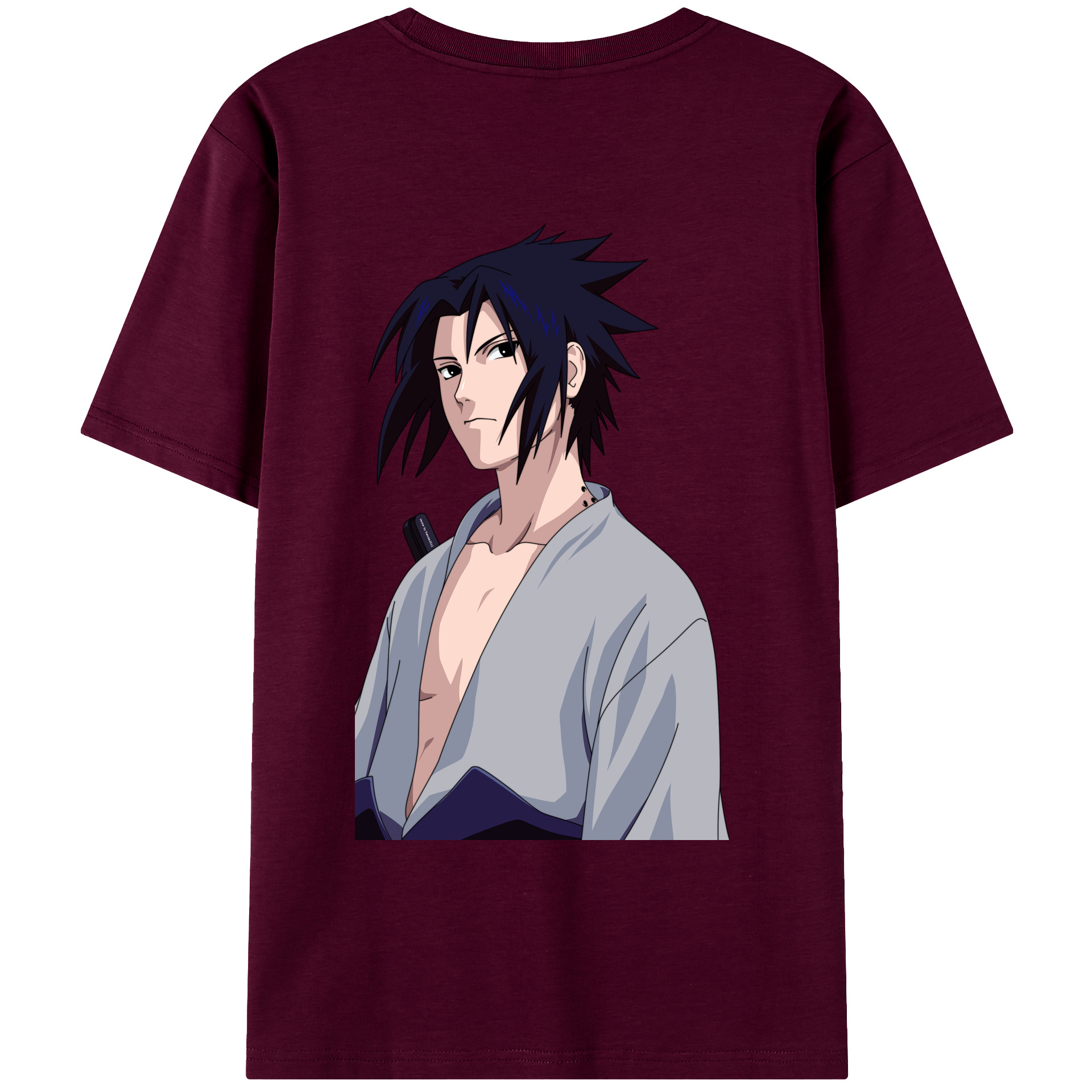 （画像用） NARUTO -ナルト- うちは サスケ Uchiha Sasuke レディース半袖Tシャツ(バックプリント)